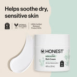The Honest Company Sensitive Rich Cream - Fragrance Free - 4 fl oz