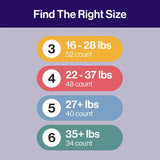 The Honest Company Clean Conscious Disposable Overnight Diapers Cozy Cloud + Star Signs  - (Select Size and Pattern)