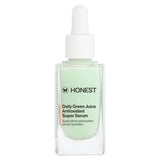 Honest Beauty Daily Green Juice Antioxidant Super Facial Serum - Travel Size - 1 fl oz: Vegan, Deep Hydration, Face Application