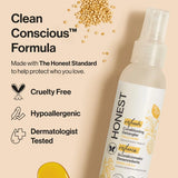 The Honest Company Refresh Conditioning Detangler - Citrus Vanilla - 4 fl oz: Sulfate-Free, Paraben-Free, All Hair Types, Daily Spray