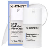 Honest Beauty Deep Hydration Face Cream with Shea Butter - 1.7 fl oz: Unscented, Anti-Aging, Sensitive Skin