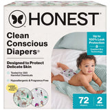 The Honest Company Clean Conscious Disposable Diapers Winter Wags & Adorably A-moosing